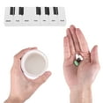 thumbnail image 4 of Unique Bargains 1 Pc Pill Case 7 Grid Piano Keys Pill Box White, 4 of 6