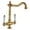 SLT166F, variant on Faucet For Kitchen Dual Handle Antique Brass Retro Faucet, 360 Degree Rotation Kitchen Sink Taps, Deck Mounted Bathroom Sink Mixer