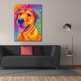 thumbnail image 3 of Epic Graffiti 'Colorful Dog'  by Rebecca Wang Art Canvas Wall Art, 40" x 54", 3 of 8