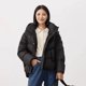 thumbnail image 2 of Chaqueta de plumón para mujer, nueva ropa de abrigo de invierno, gruesa, holgada, cálida, con capucha, ropa de pan, ropa de nieve de moda sólida, abrigos acolchados cortos, 2 of 5