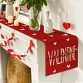 Motao Clearance Decorative Table Banner Valentine's Day Table Flag