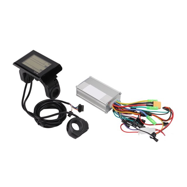 24/36/48V 350W Electric Bike Brushless Motor Controller Kit With LCD Display Meter 3.5 X 2.0 X 1.2in