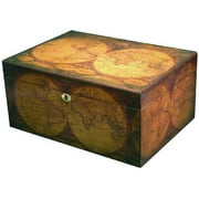 Quality Importers Desktop Humidor, Old World