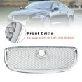 thumbnail image 3 of Chrome Front Bumper Grill Grille Fit For Jaguar XJ 2010-2015, 3 of 16