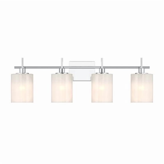 Meridian M80085CH 4-Light Bathroom Vanity Light in Chrome