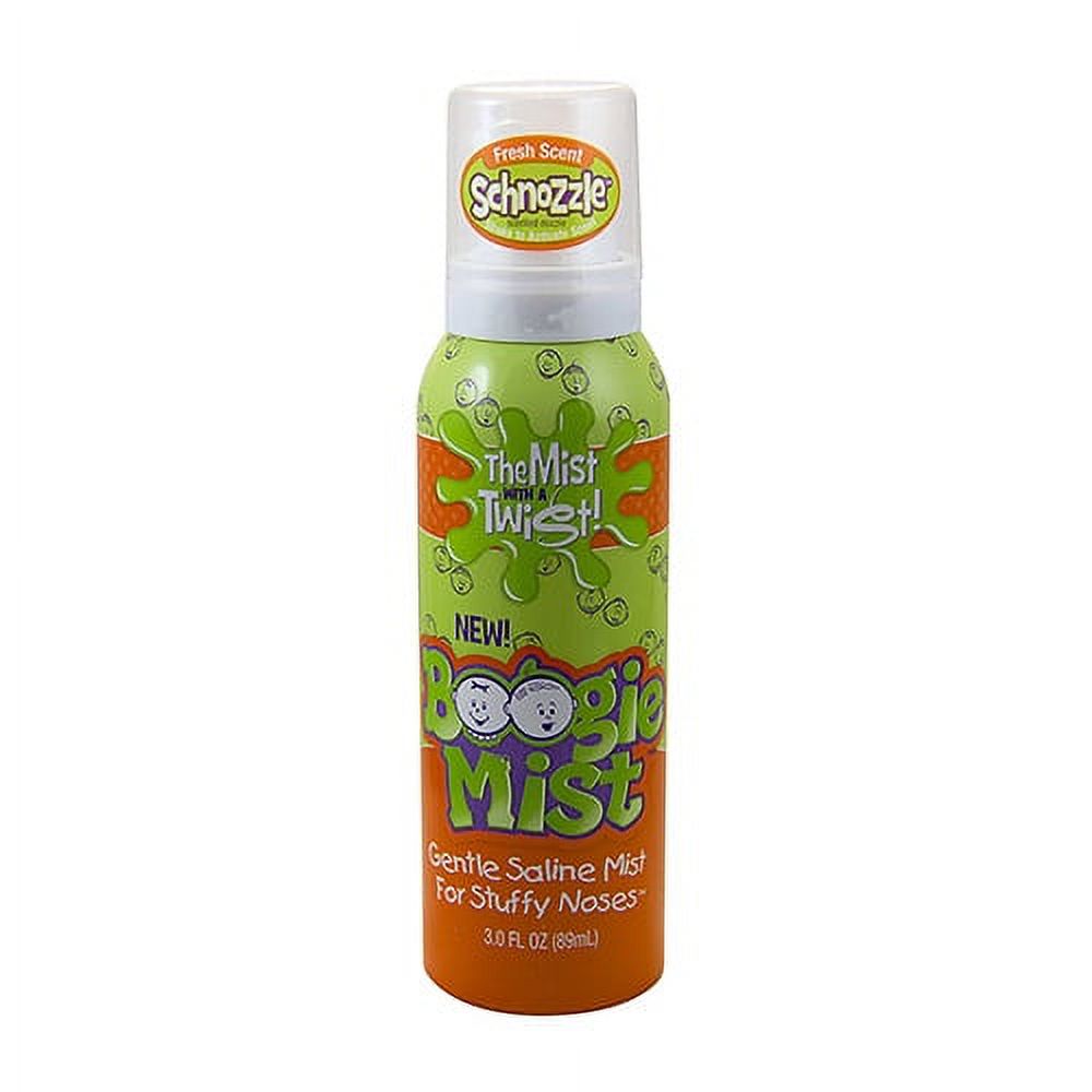 Boogie Mist by Nehemiah Gentle Saline Nasal Mist, Fresh Scent, 3 oz