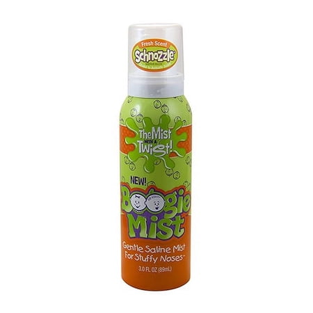 Boogie Mist by Nehemiah Gentle Saline Nasal Mist, Fresh Scent, 3 oz