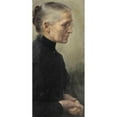 thumbnail image 2 of Frantisek Dvorak 13x24 Gold Ornate Framed and Double Matted Museum Art Print Titled - Portrait of the Artist's Mother, 2 of 4