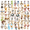8A, variant on Vintage Earring Theme Stickers, Waterproof Earring Theme Sticker for Water Bottle Laptop Phone Cases Planner Skateboard Luggage Helmet Party Favor Decor, Ideal for Adults Teens Teacher Rewards
