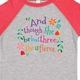 thumbnail image 4 of Inktastic 3rd Birthday She is Fierce Girls 3 Year Old Girls Toddler T-Shirt, 4 of 5