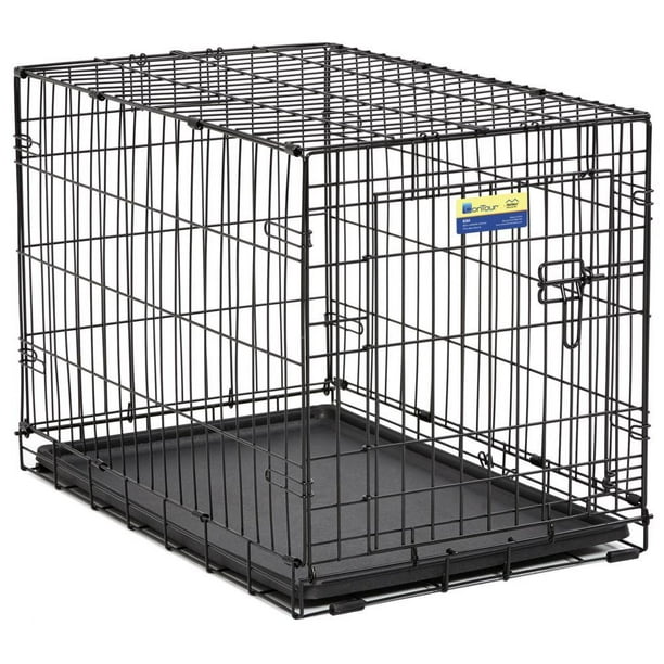 New MidWest 830 Contour SingleDoor Folding Dog Crate with Divider
