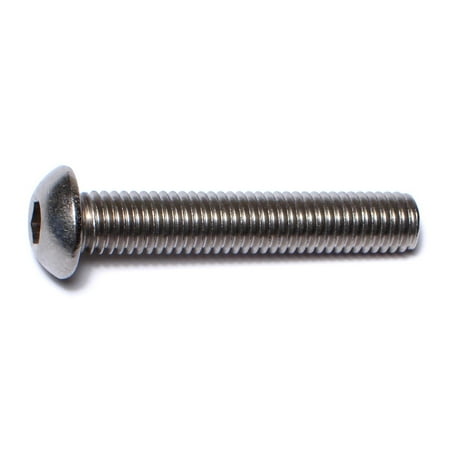 

8mm-1.25 x 45mm A2 Stainless Button Head Hex Socket Cap Screws (4 pcs.)