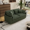 thumbnail image 4 of Cloud Couch, Couches for Living Room with 4 Pillow, Loveseat Sofa for Bedroom Apartment, Deep Seat Sofa, Green, 4 of 7