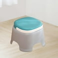 thumbnail image 4 of Abbracc Small Shower Stool Multipurpose Non-slip European Shower Stool Potty Stool Blue, 4 of 9