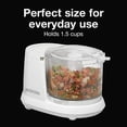 thumbnail image 2 of Procesador de alimentos Proctor Silex picadora de vegetales mini 1.5 tazas color blanco, 2 of 3