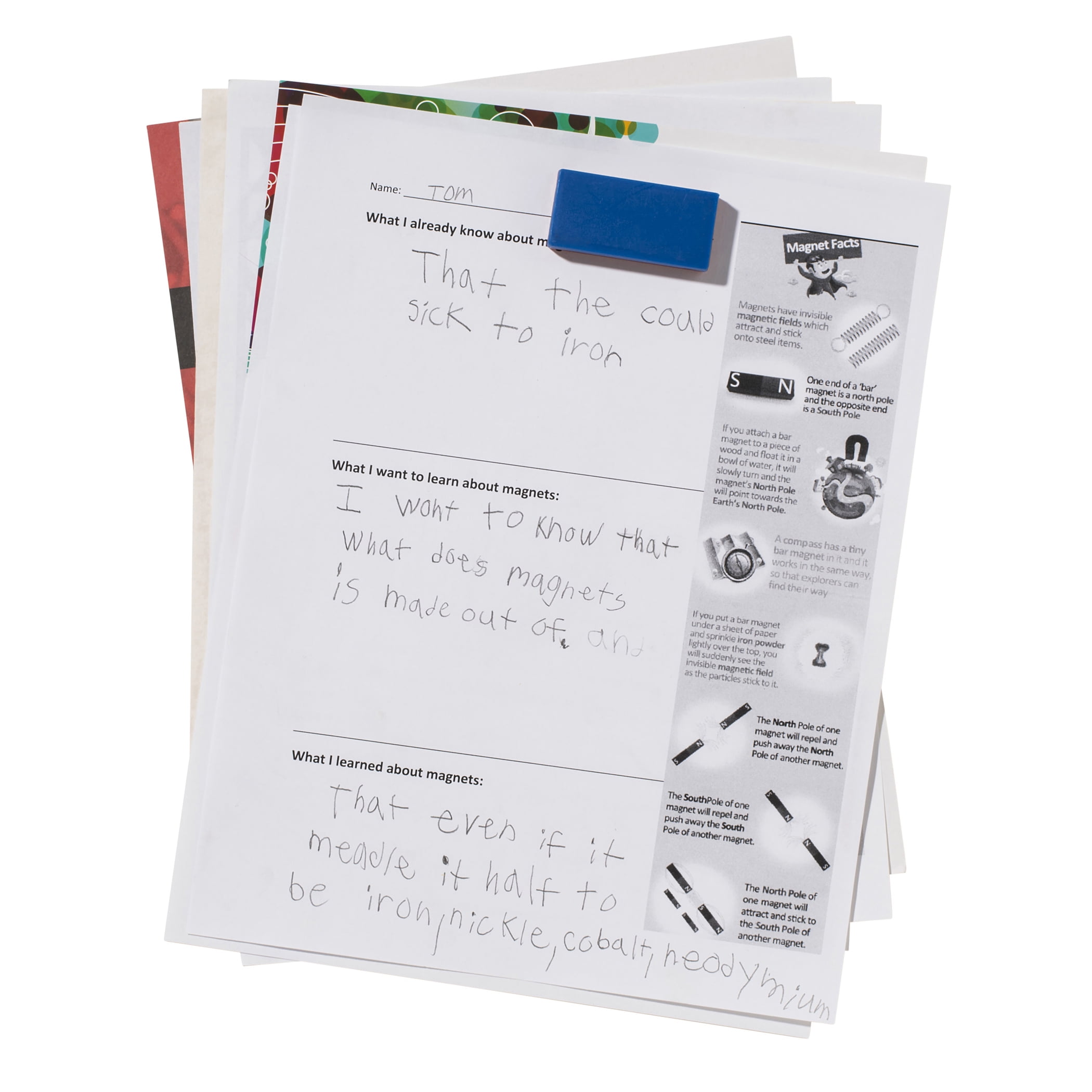 Dowling Magnets Hero Magnets: Big Block Magnets, 3 Per Pack, 6 Packs
