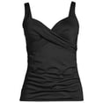 thumbnail image 3 of Lands' End Women's DD-Cup Sweetheart Wrap Underwire Tankini Top, 3 of 4
