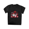 thumbnail image 2 of Blouse d'Été Grande Taille à Manches Courtes pour Femmes, Décontractée, Imprimée, Manches Courtes, Col Rond, T-Shirt Ample, Hauts Blouse, T-Shirt à Col en V pour Femmes en Liquidation, 2 of 3