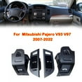 thumbnail image 2 of Air Vent Outlet For Mitsubishi Pajero V93 V97 2007-2022, A/C Air Conditioner Dashboard Grille Car Accessories-black, 2 of 5
