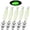 White-5pcs, variant on ABCISI Squid Jigs, Saltwater Fishing Lures, Glow Squid Jig Hooks Luminous Cuttlefish Sleeve Octopus Jig Baits, Night Fishing Octopus Lures Set with Tackle Box ( Red-5pcs)