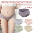 thumbnail image 1 of Tejiojio Maternity/Labor/Nursing Clothing Clearance Women Low Waist U Shaped Pregnant Elasticity Soft Maternity Panties, 1 of 8