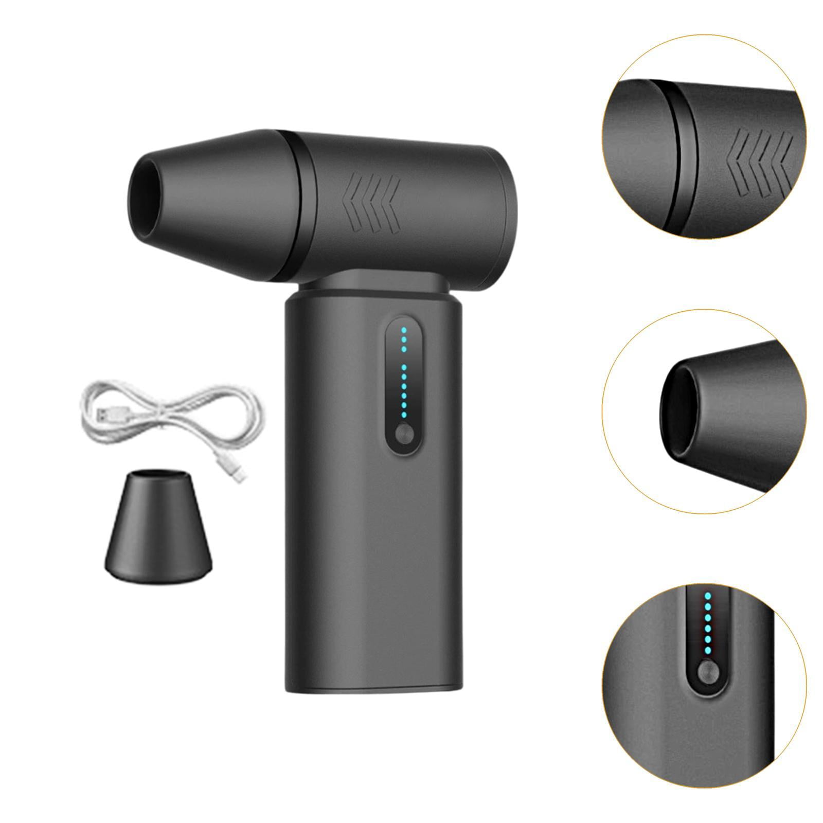 Baoblaze Compressed Air Duster Powerful Fan for Efficient Cooling Hair Cleaning Black
