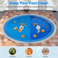 thumbnail image 4 of Cobertor Solar Redondo para Piscina Goplus 8 FT Retenedor de Calor 12 Mil, 4 of 9