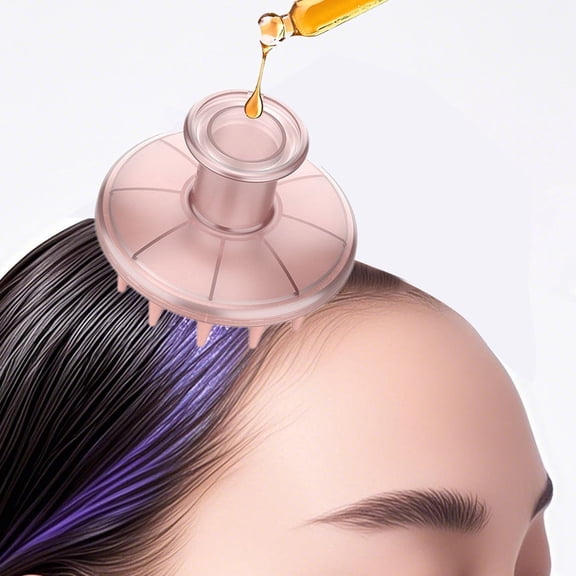 Oil Applicator Scalp Massager with Silicone for Hair Care and Relaxing