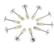 200pcs Steel Nails 25/37/42mm Round Nails Fasterner Nails for Mini Nail Gun Rivets Tools for Ceiling Repair Pilings Fire Pipes (Color : 25mm)
