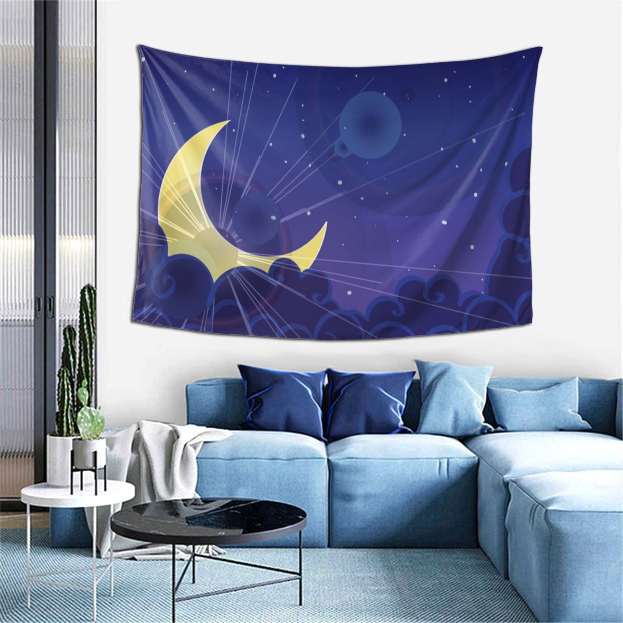 Midnight moon tapestry hotsell