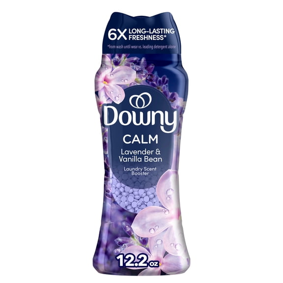 Downy Laundry Scent Beads, In-Wash Scent Booster, Infusions Calm Lavender and Vanilla Bean Scent, 12.2 oz
