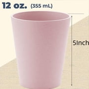 16 ounce Unbreakable Plastic Cup Drinking Cups | Whea-t Straw Cereal Cups,Reusable, Mouthwash Cup Household Brushing Cup Milk Cup Dishwasher and Freezer Safe