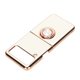 thumbnail image 4 of Funda Protectora para Smartphone Funda Magnética para Teléfono con Rotación de 360 Grados Soporte para Dedo para Z Flip 3 Blanco, 4 of 5