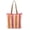 Pink, variant on Women Stripe Straw Beach Bag Color Blocking Woven Tote Bags Large Capacity Summer Raffia Purse for Travel Shopping Work Daily Use (Coffee)