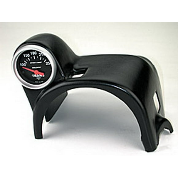 Auto Meter Products 15010 Gauge Pod Gauge Works Steering Column Mount; Holds 1 Gauge; 2-1/16 Inch; ABS Plastic; Black