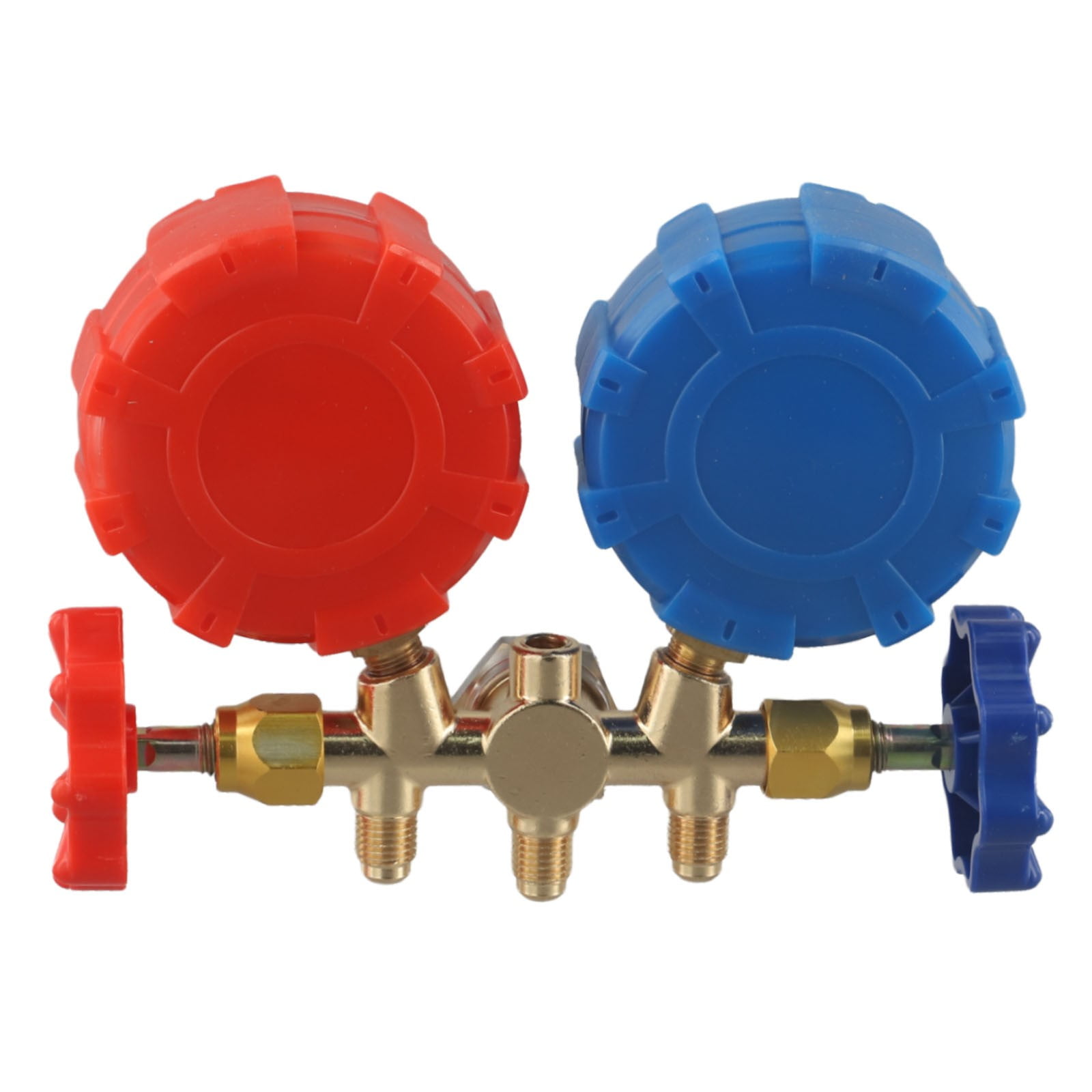 Yannee AC Manifold Gauge Set for R134A R1234YF, Automotive 4 Way Car AC Gauge Set-Test Equipment Parts & Accessories