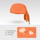 thumbnail image 3 of Bienvenido Gorra de ciclismo de secado rápido Bufanda de bicicleta a prueba de sudor Pañuelo de verano para montar en la cabeza Sombrero para el sol (naranja claro), 3 of 8