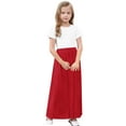 thumbnail image 6 of GERsome Girls Short Sleeve Color Block Loose Casual Long Maxi Dress with Pockets 4-14 Years, 6 of 8
