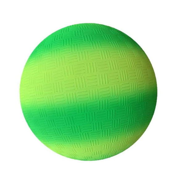 Rainbow Playground Balls 8.5Inch Rubber Bouncy Inflatable Balls for Kids and Adults, Indoor