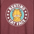 thumbnail image 3 of Garfield - Resting Cat Face - Women's Lightweight French Terry Long Sleeve Shirt, 3 of 5