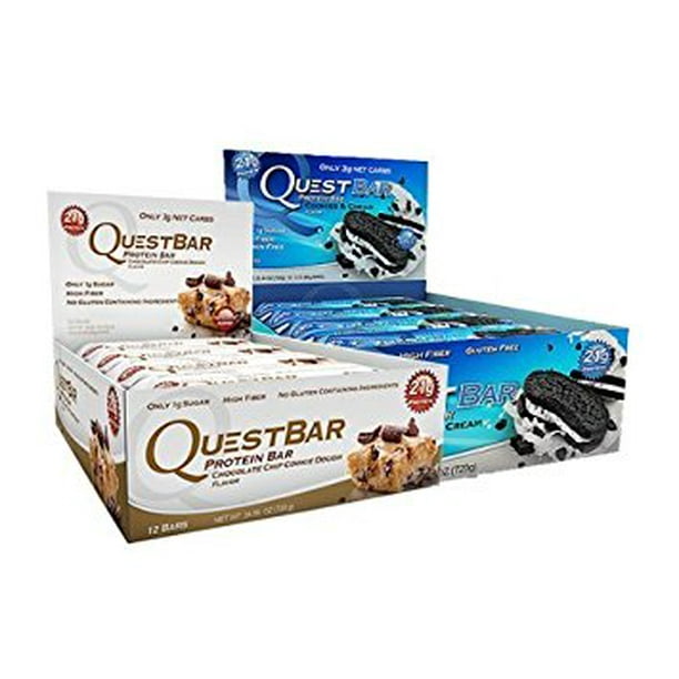 Quest Bar Variety Pack 2 Flavors ( Pack of 24 )