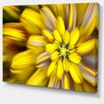 thumbnail image 1 of Designart - Massive Yellow Fractal Flower - Large Floral Canvas Art Print, 1 of 2