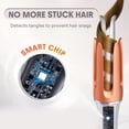 thumbnail image 4 of Automatic Curling Iron, 32mm Hair Curler Rotating, Portable Lazy Automatic Hair Curlers with 3 Temps & Timer, Anti-Tangle and Dual Anti-Scald, Fast Heating Iron for Hair Styling Lasting Beach Waves, 4 of 9