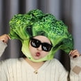 thumbnail image 4 of Cartoon Photo Headgear Hat for Adult Broccolis Hat for Boys Girl Lovely Photo Hat Festival Celebration Party Headpiece, 4 of 9