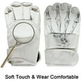thumbnail image 2 of MMA Gloves, Half-Finger Boxing Fight Gloves MMA Mitts with Adjustable Wrist Band UFC Gloves for Sanda Sparring Punching Bag Training (One Size Fits Most), 2 of 7