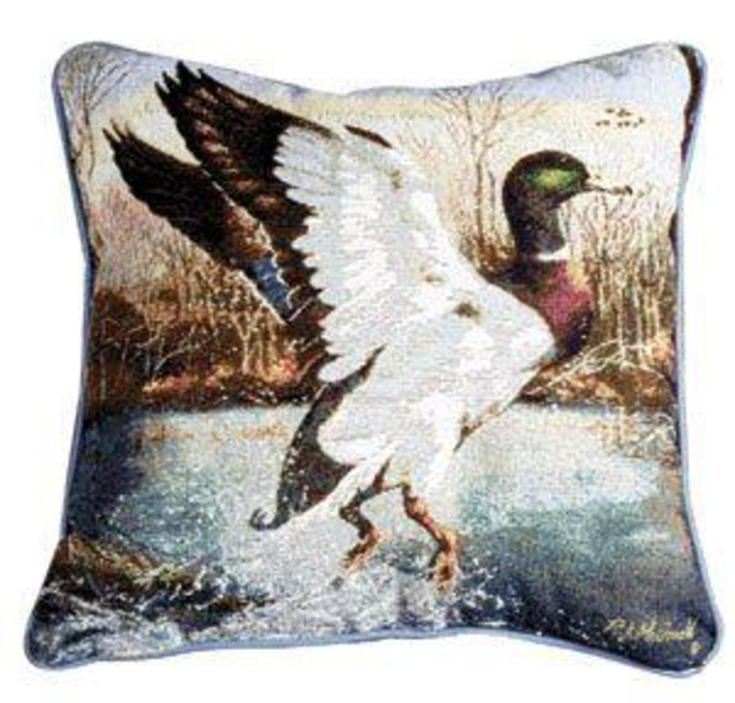 LiLiPi Lab Duck Decorative Accent Throw Pillow 