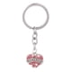 thumbnail image 1 of Nombre Diamanr Corazón Encanto Lvero Cadena Lvero Regalos Hugo  Llavero Split, 1 of 6