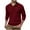 Mens Shirts Red, variant on Golf Shirts for Men Long Sleeve Knitted Button Collared Pullover Tees Shirt Casual Solid Breathable Basic Loose Comfort Lapel Workout Tops