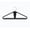 Charcoal, variant on Kangaroo Slim Charcoal Clothing Hanger - 40 Pack for Pants, Shirts, Jackets