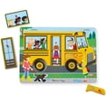 thumbnail image 1 of Rompecabezas Ruedas del Autobús Melissa & Doug con Sonido Educativo Madera Infantil Melissa & Doug MD-7453, 1 of 2